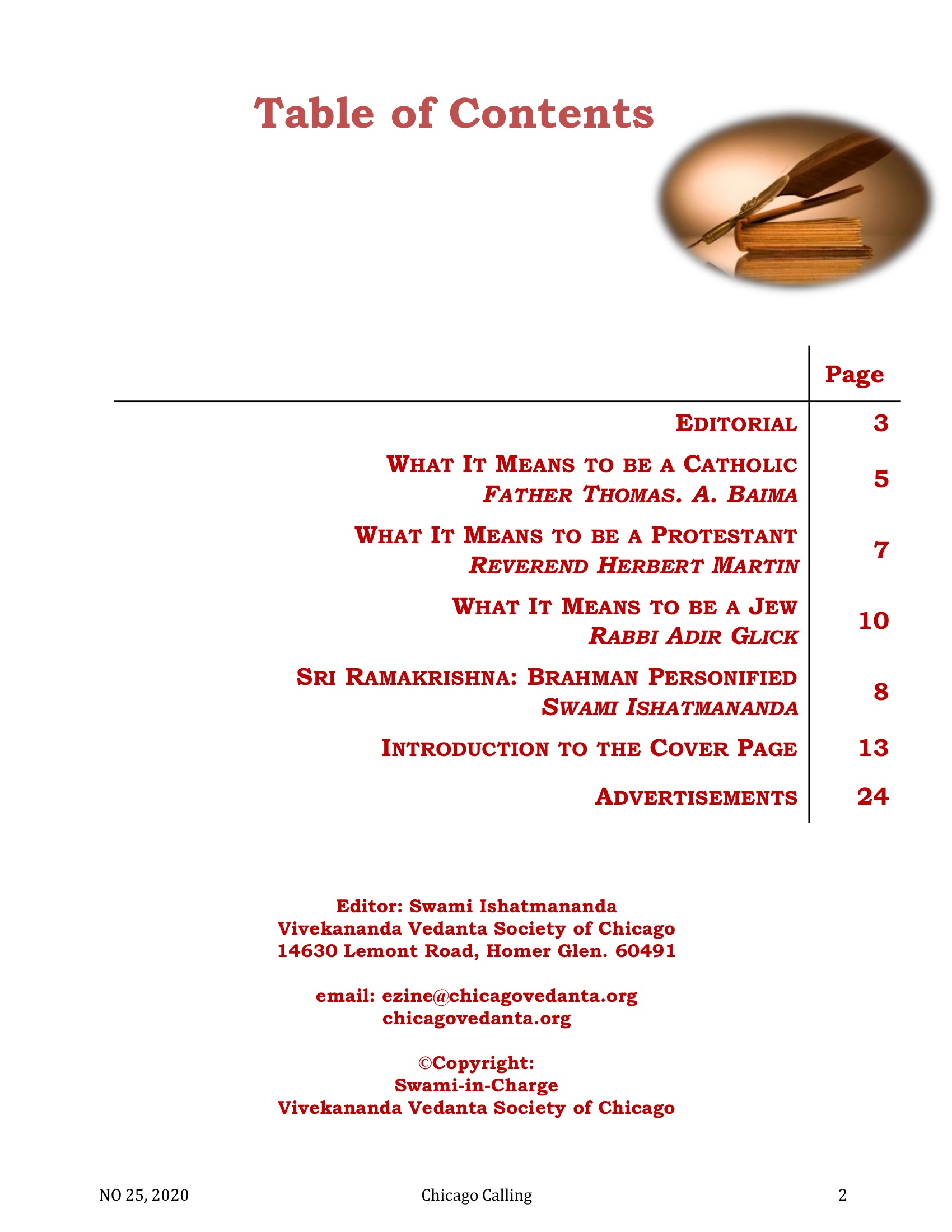 Chicago Calling ezine