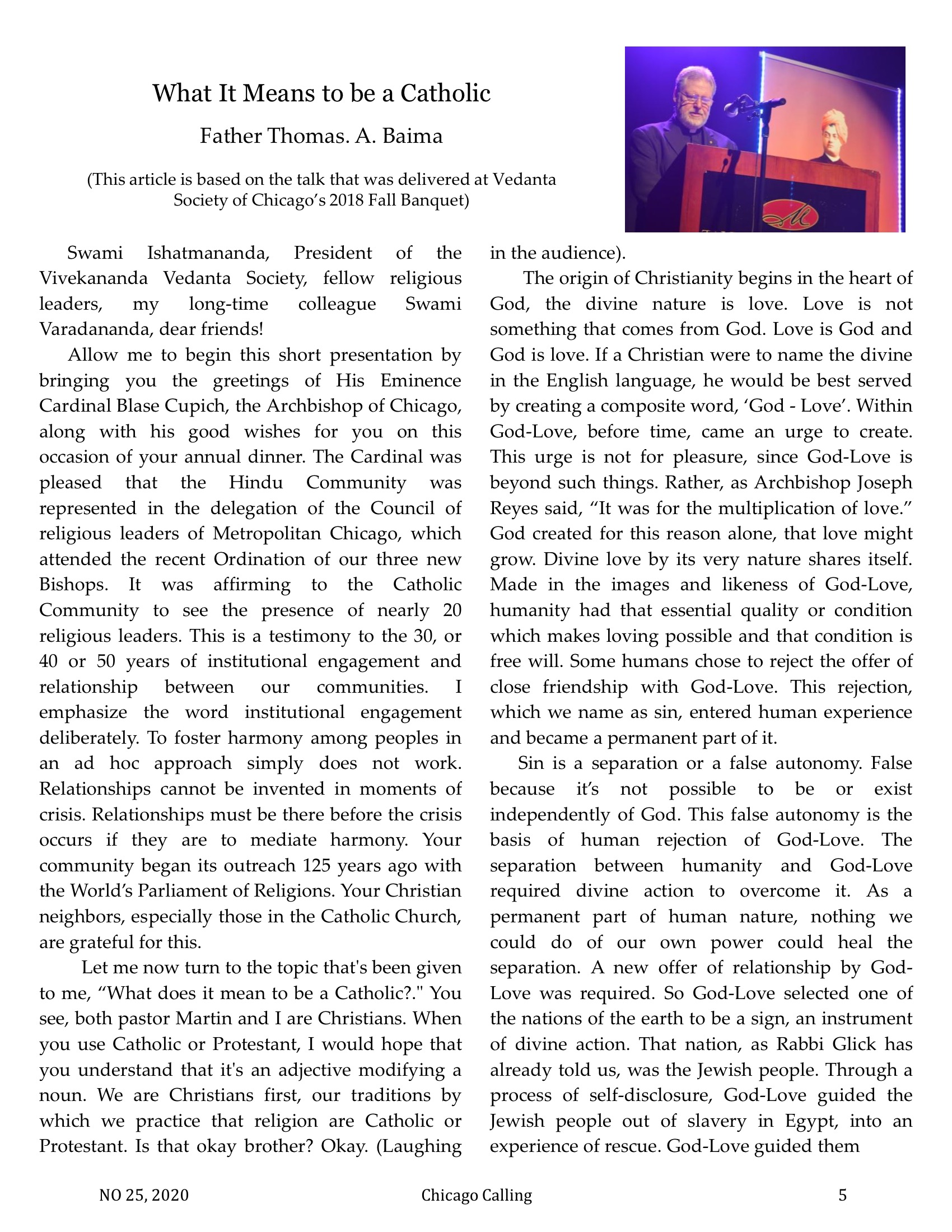 Chicago Calling ezine