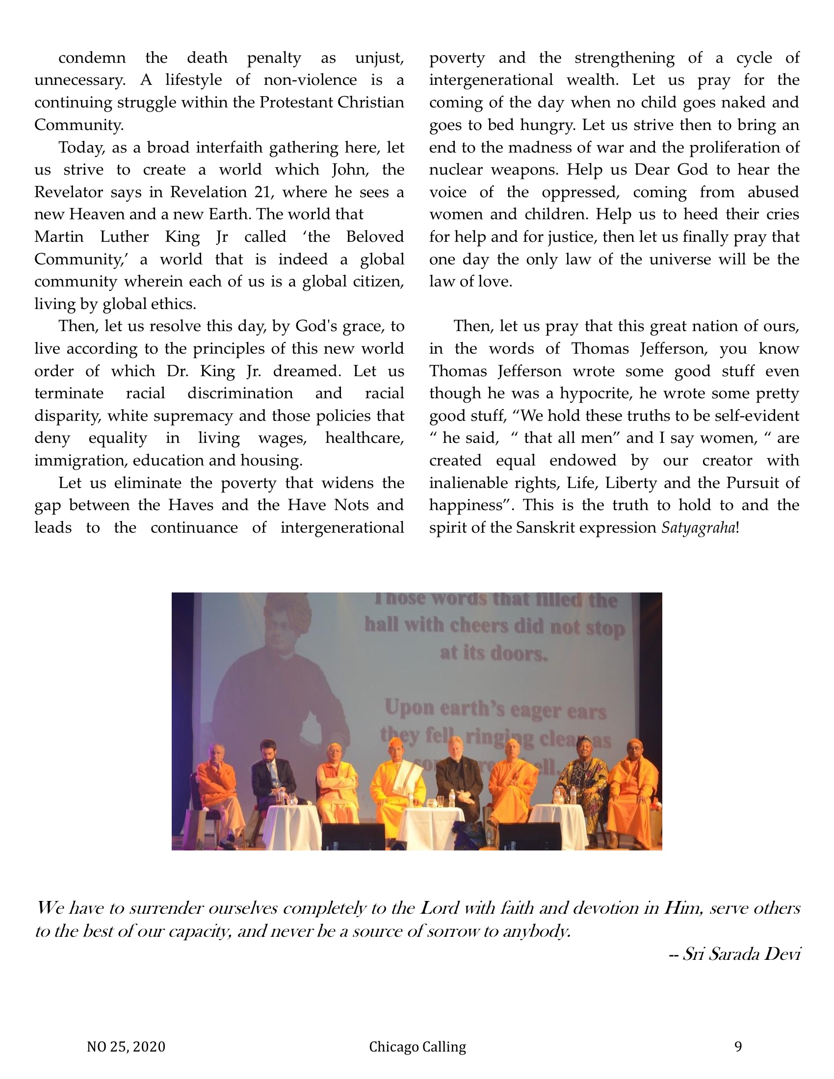 Chicago Calling ezine