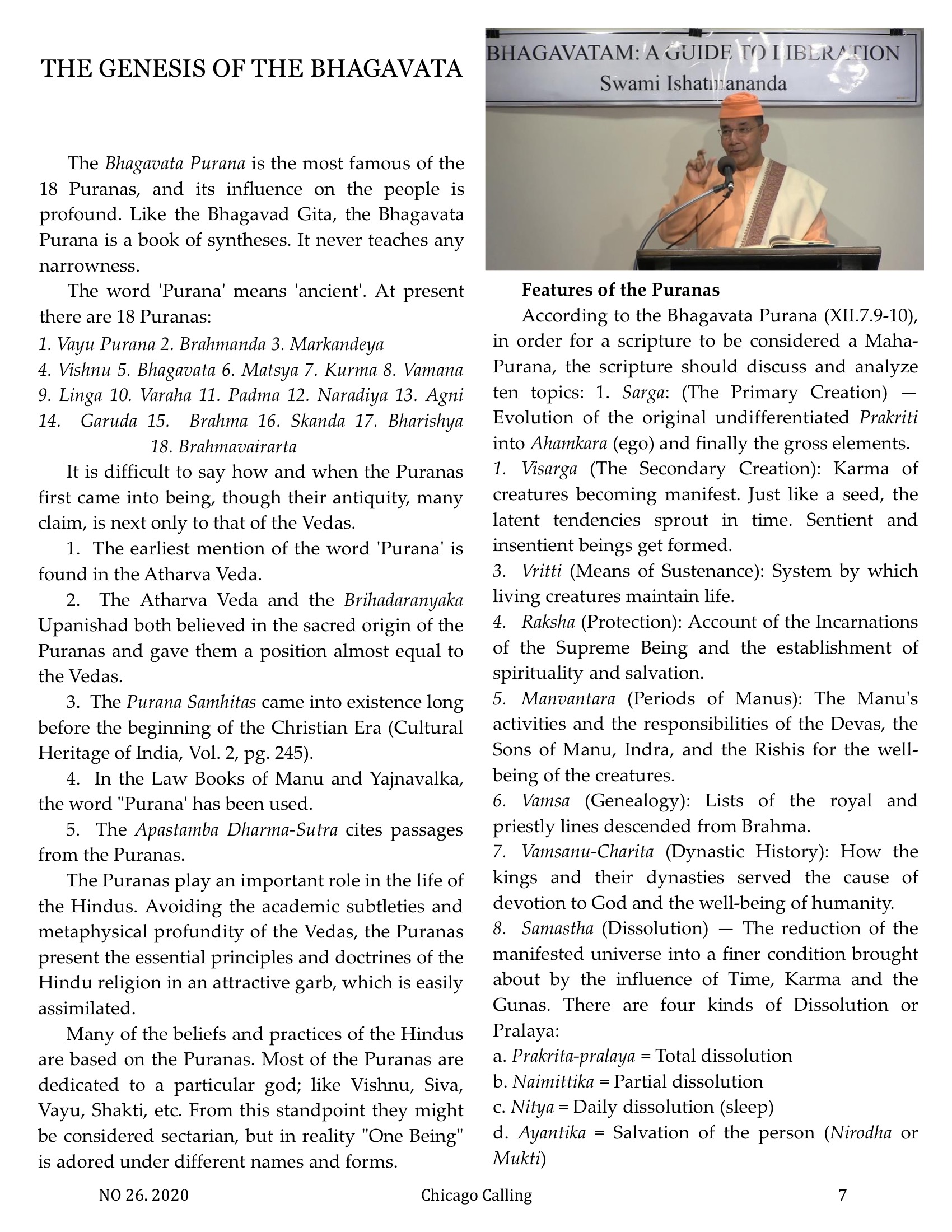Chicago Calling ezine