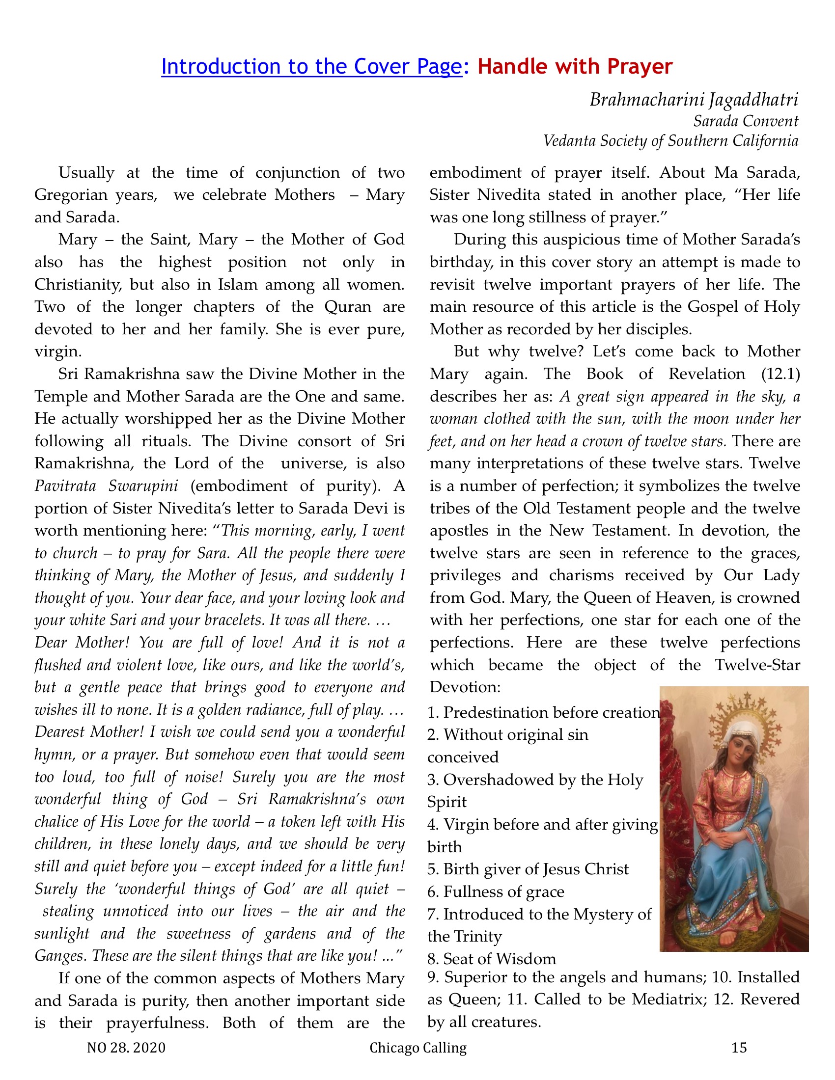 Chicago Calling ezine