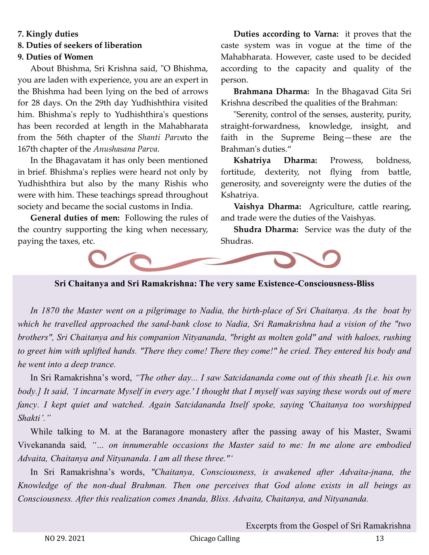 Chicago Calling ezine