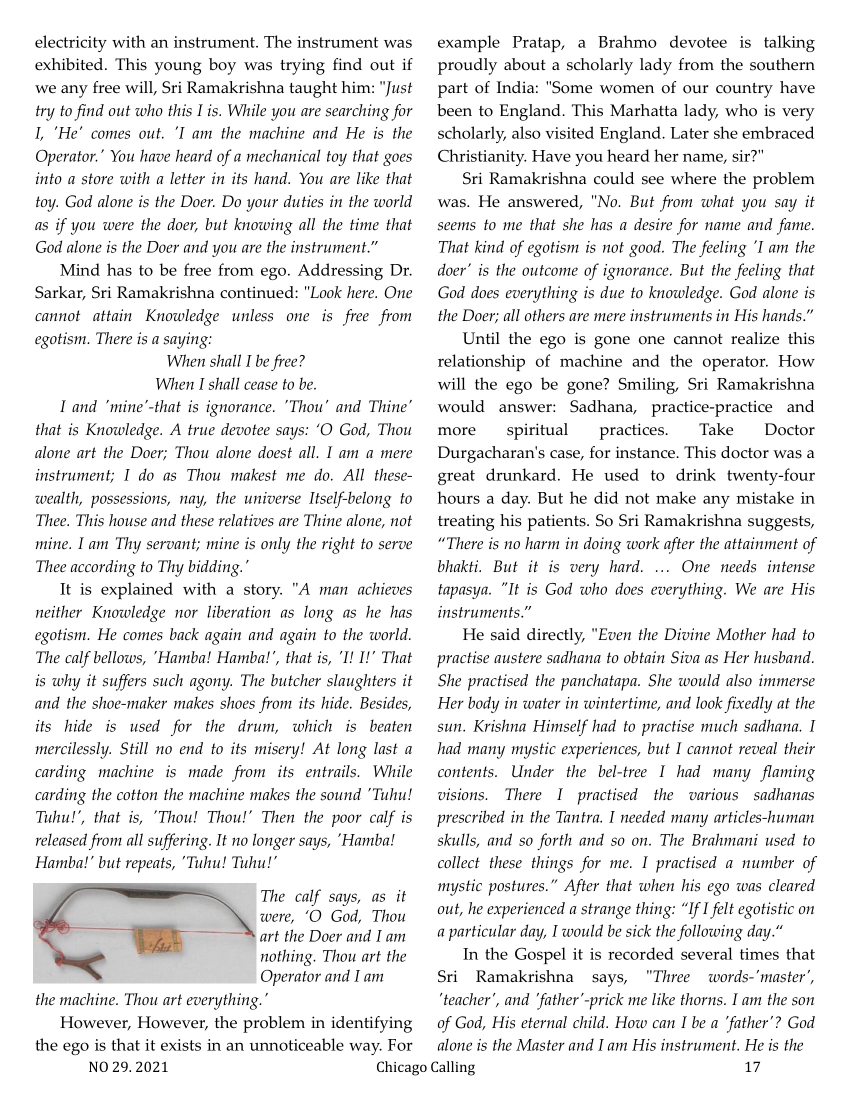 Chicago Calling ezine