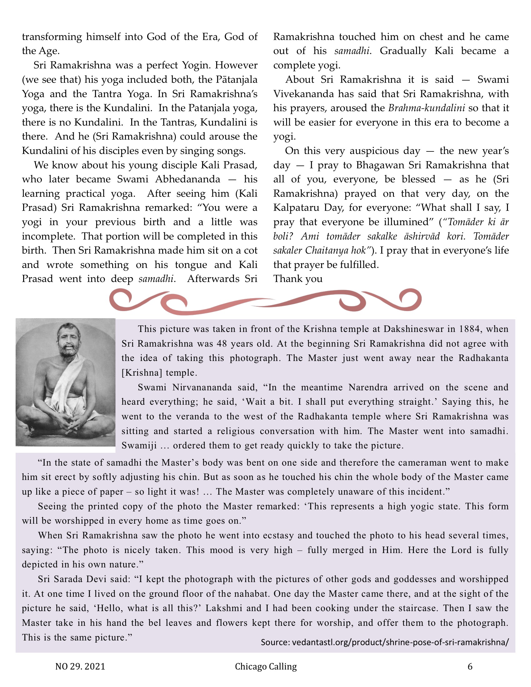Chicago Calling ezine