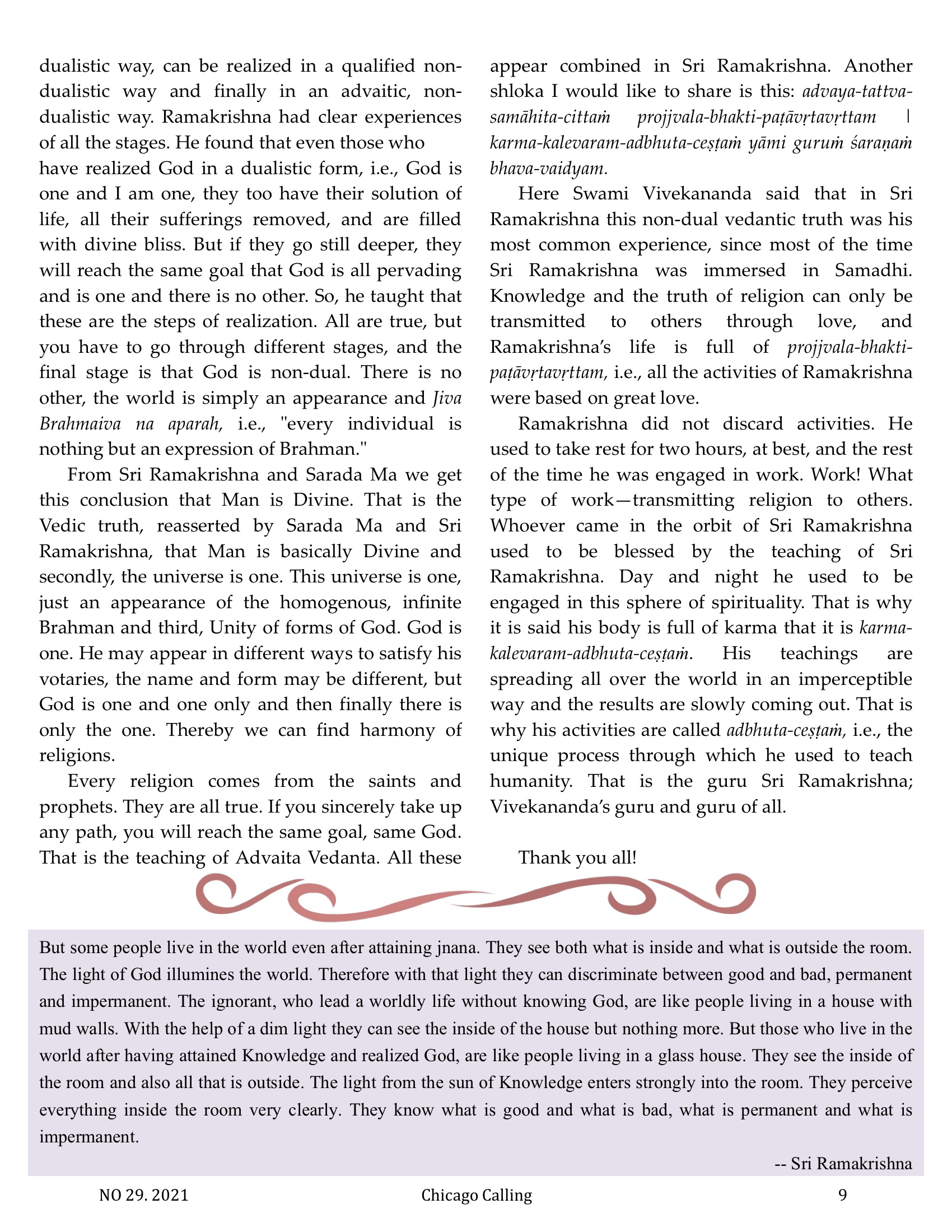 Chicago Calling ezine