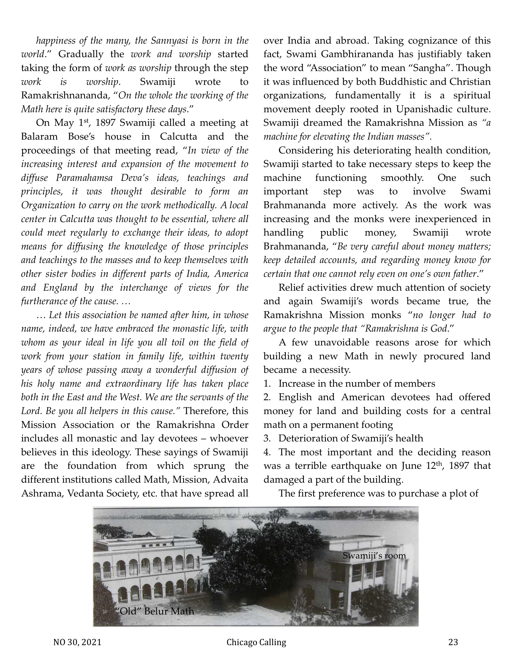 Chicago Calling ezine