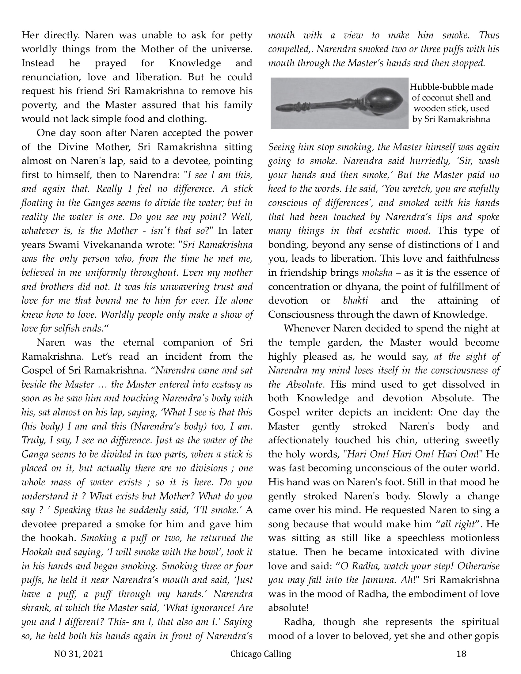 Chicago Calling ezine