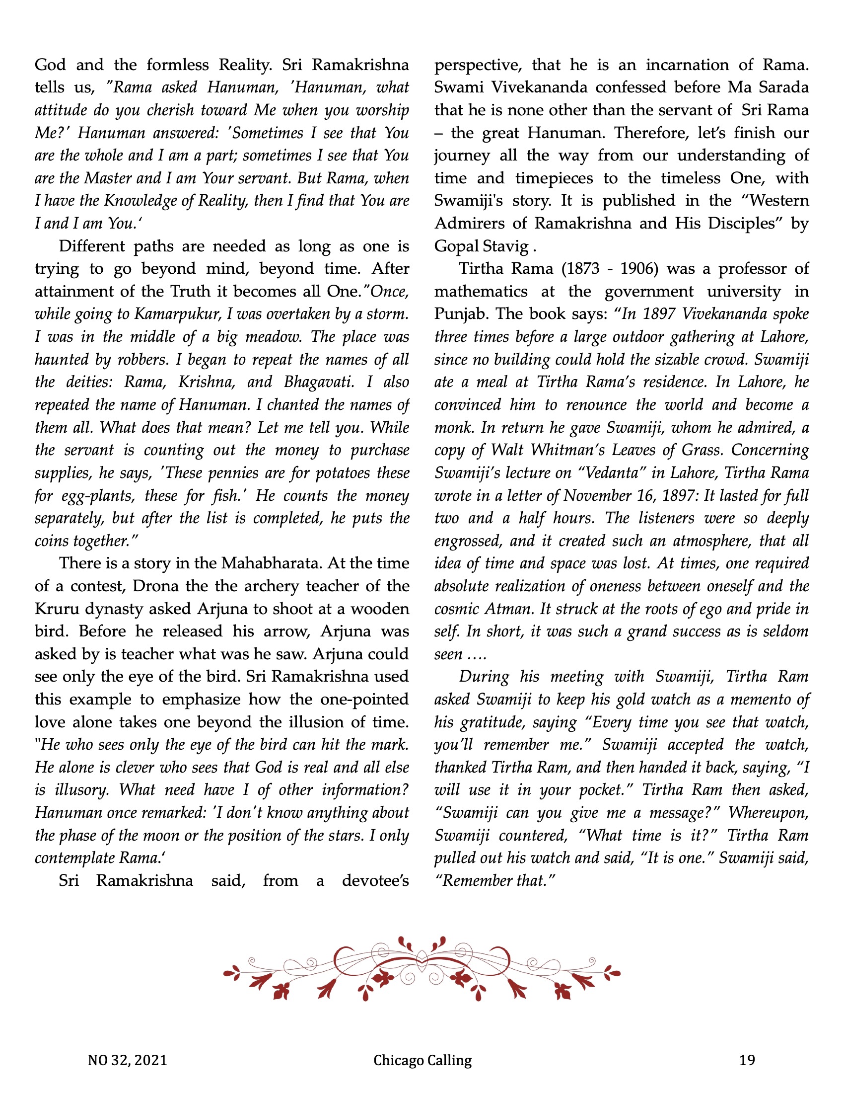Chicago Calling ezine