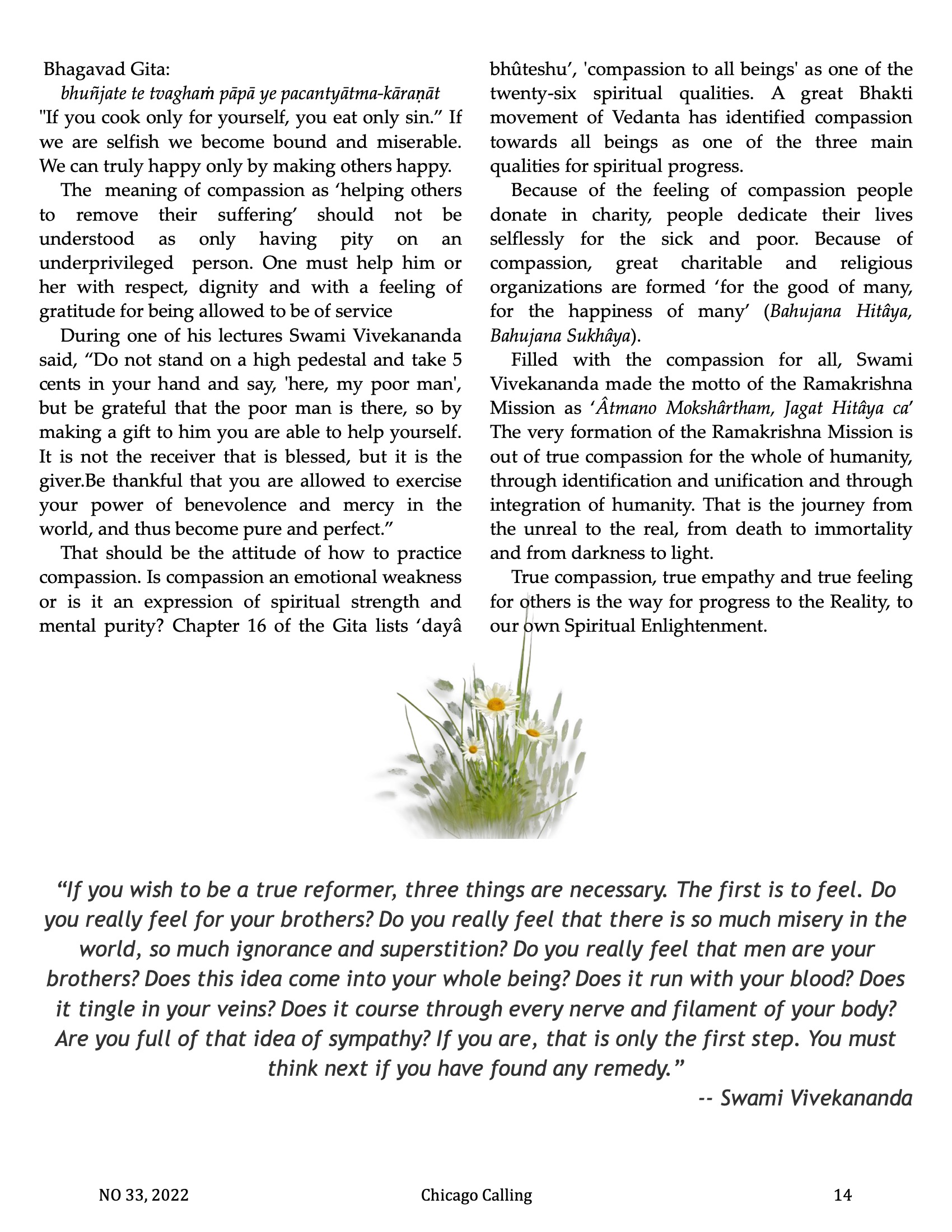 Chicago Calling ezine