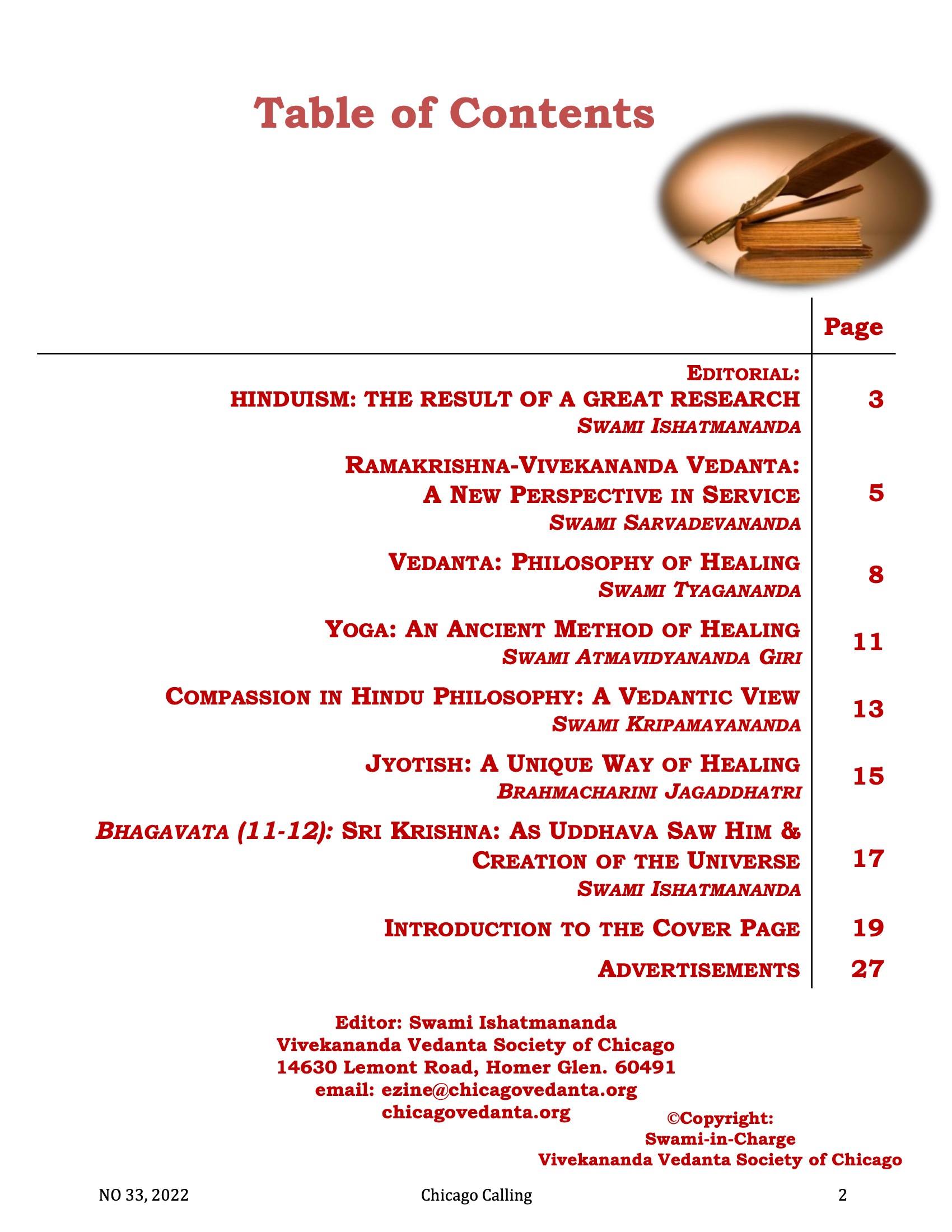 Chicago Calling ezine