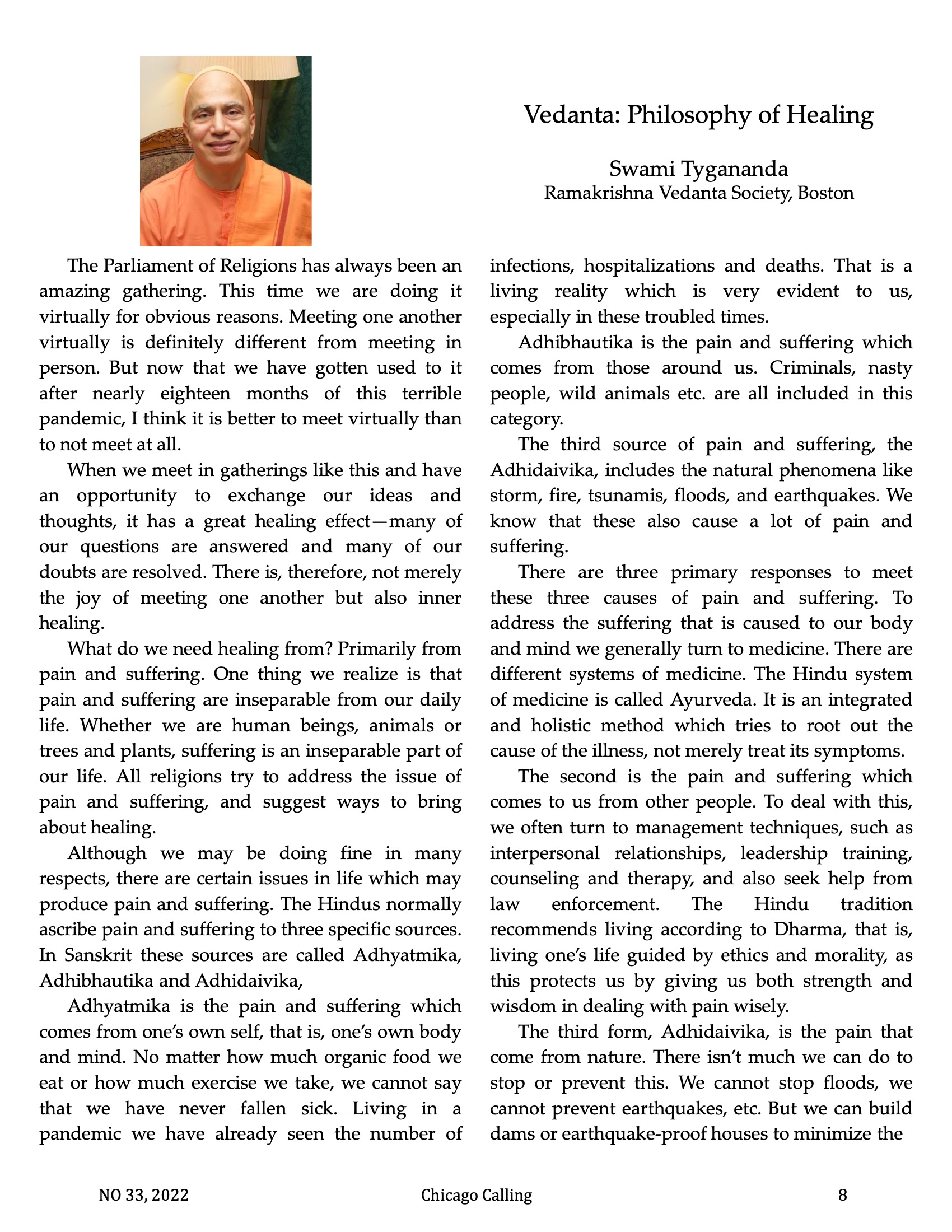 Chicago Calling ezine