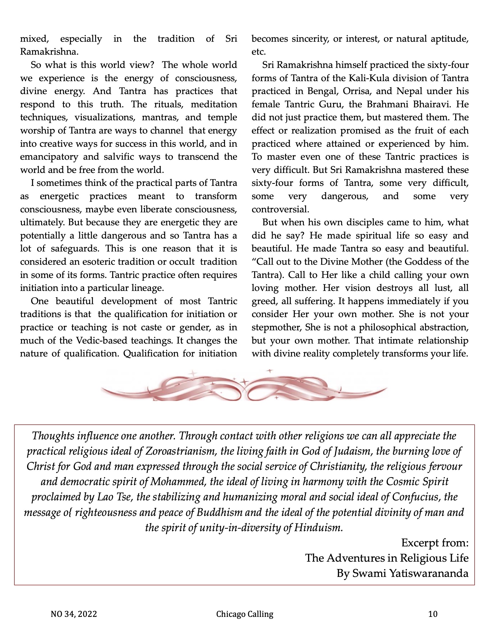 Chicago Calling ezine