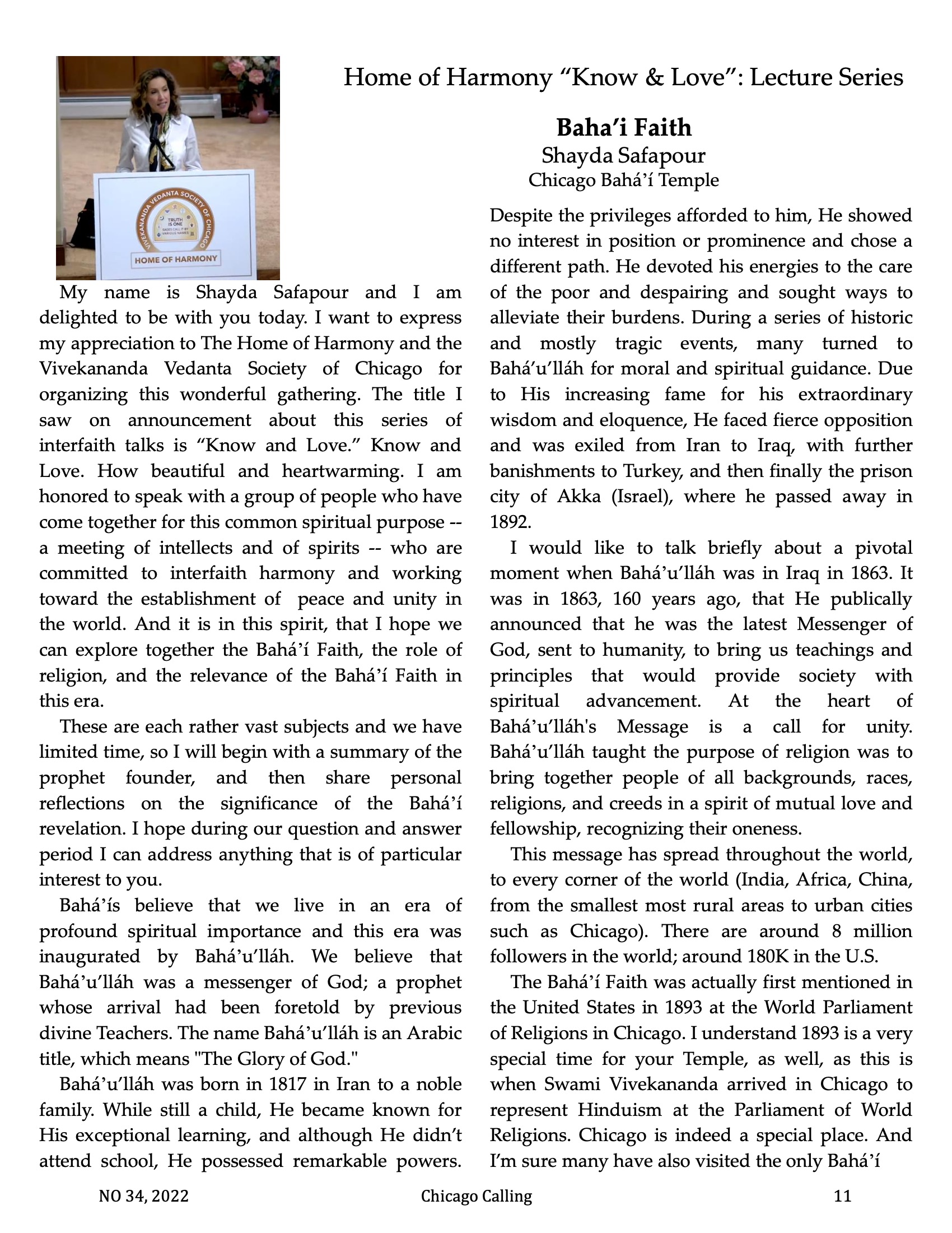 Chicago Calling ezine