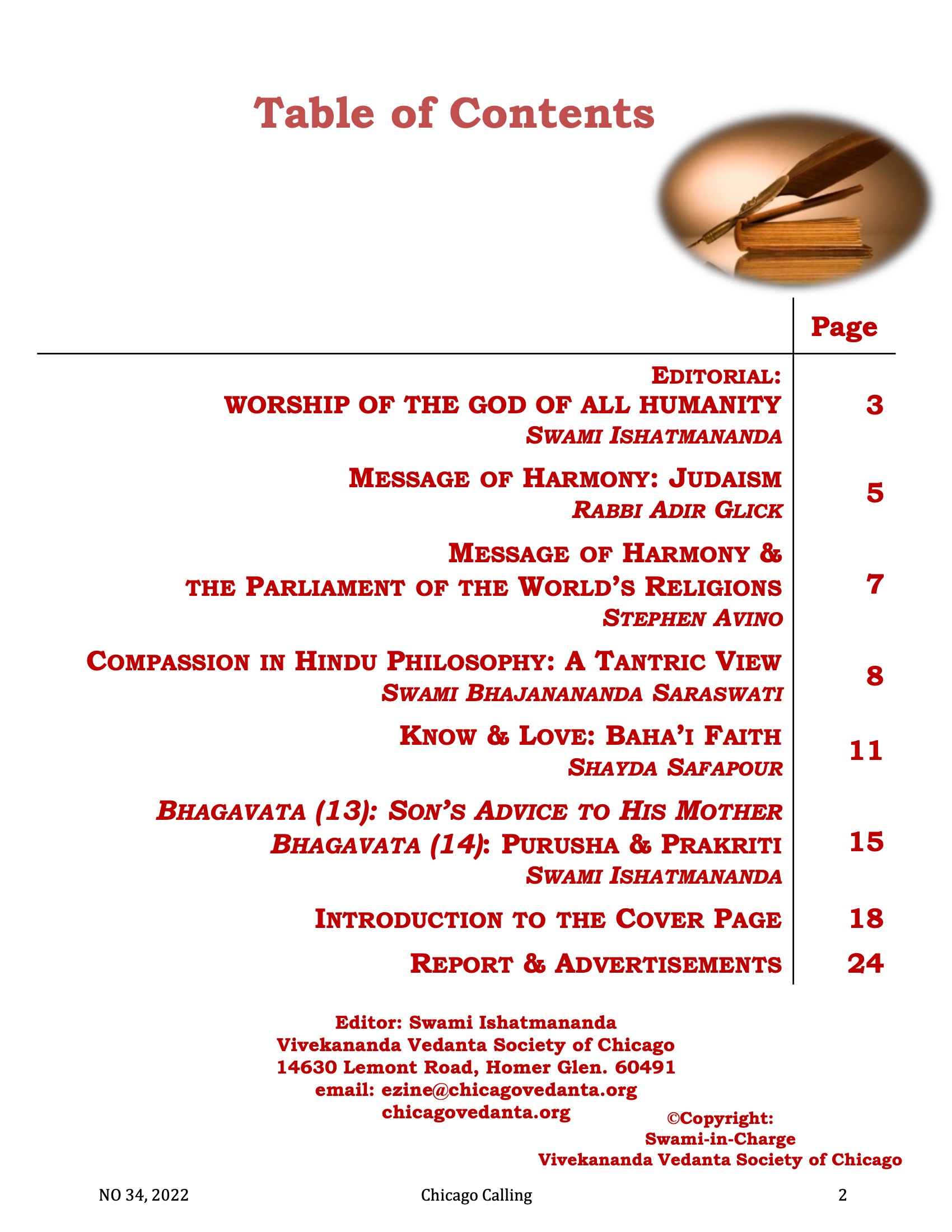 Chicago Calling ezine