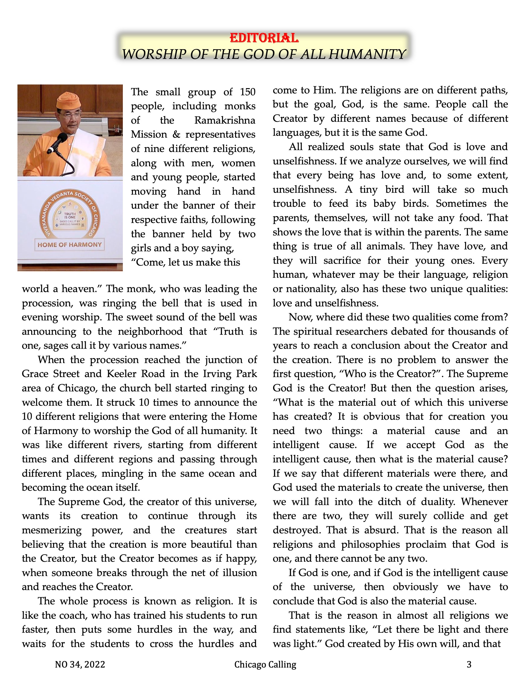Chicago Calling ezine