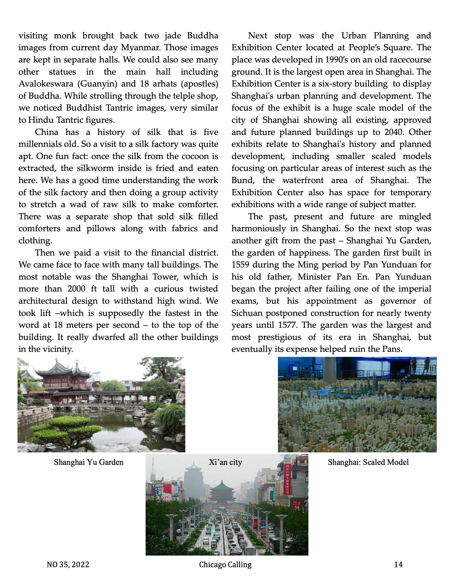 Chicago Calling ezine