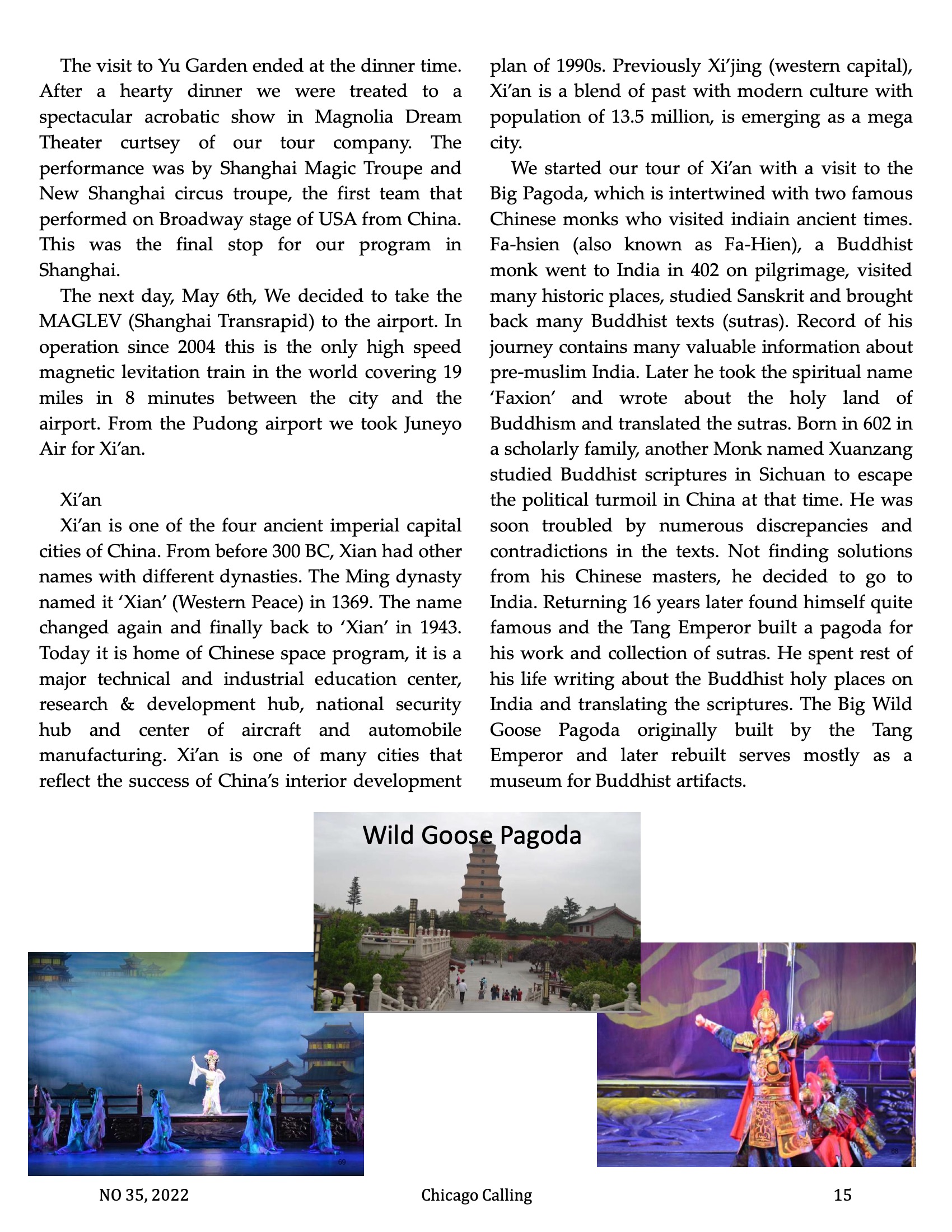 Chicago Calling ezine