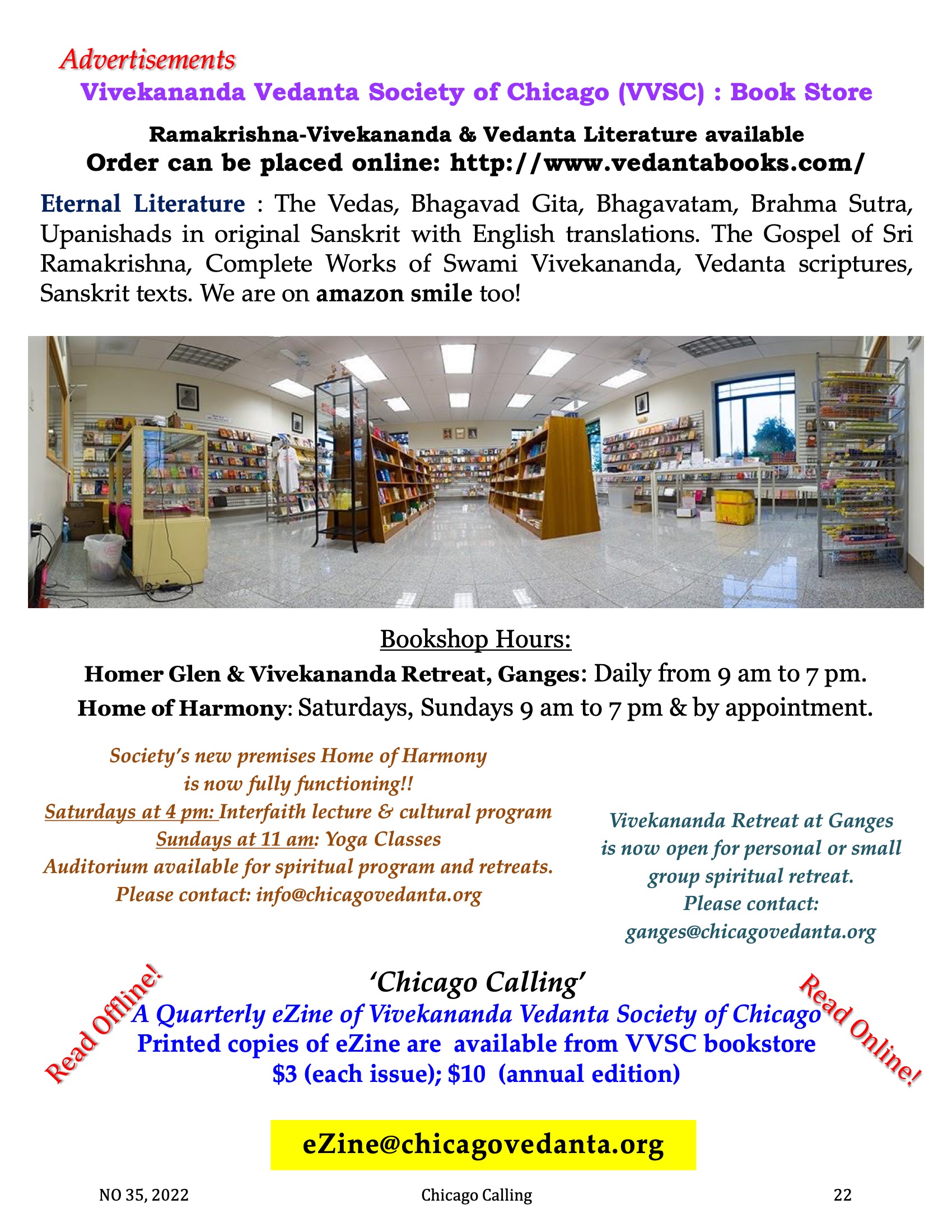 Chicago Calling ezine