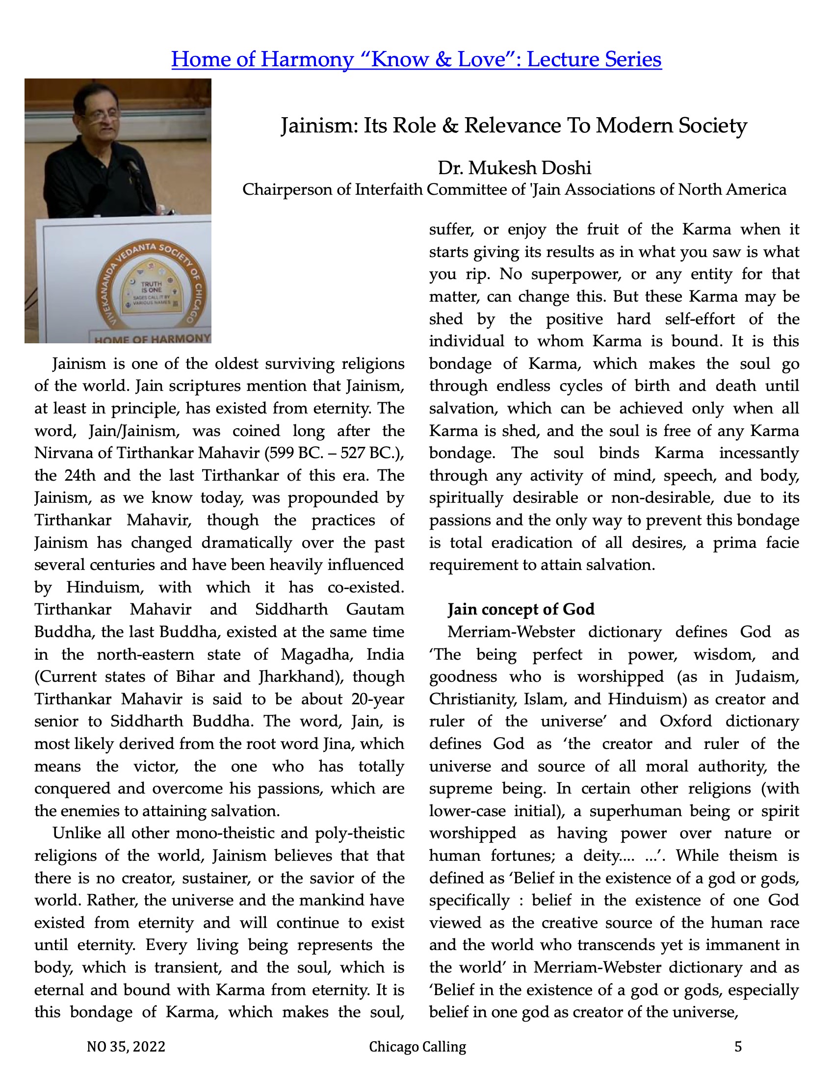Chicago Calling ezine