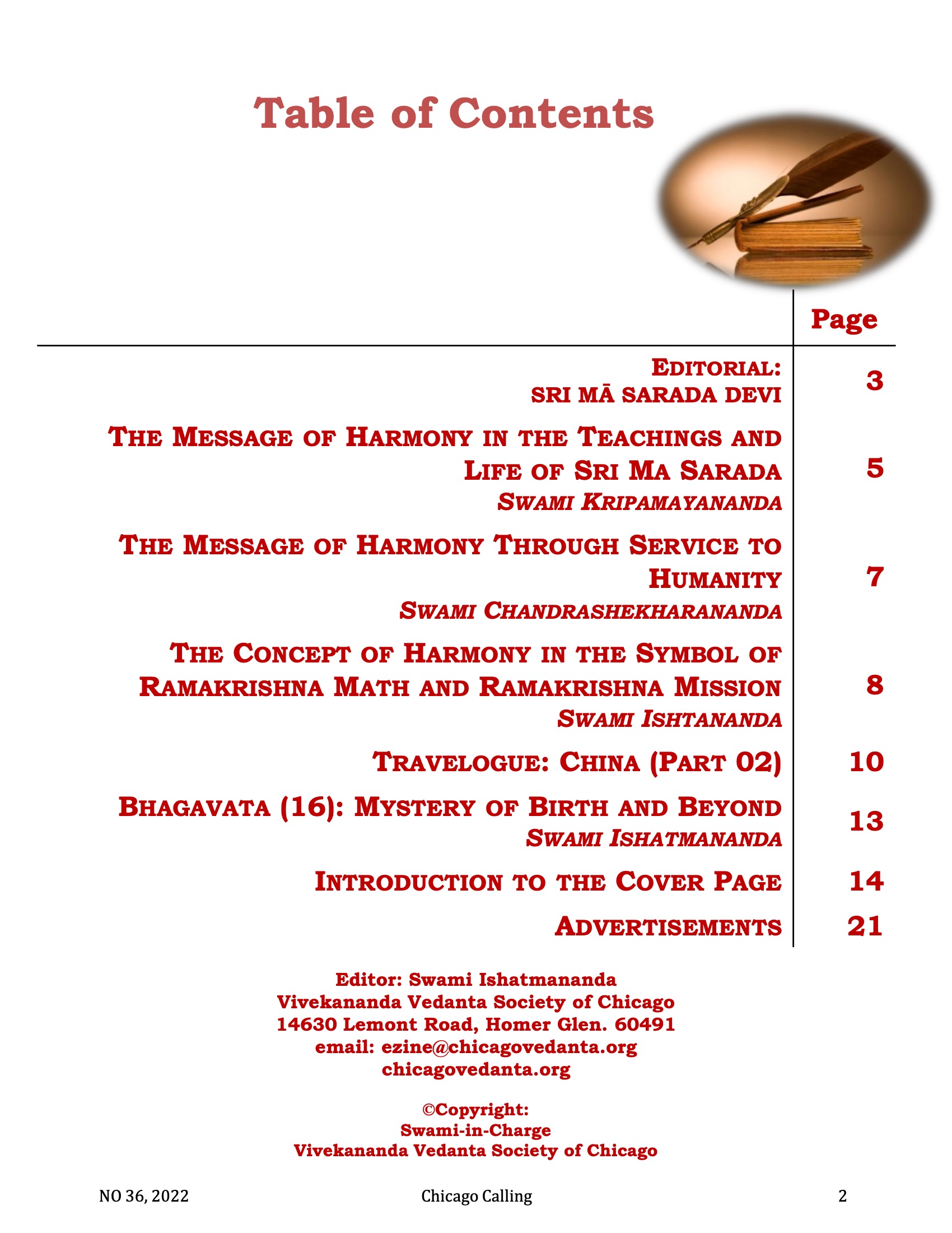 Chicago Calling ezine