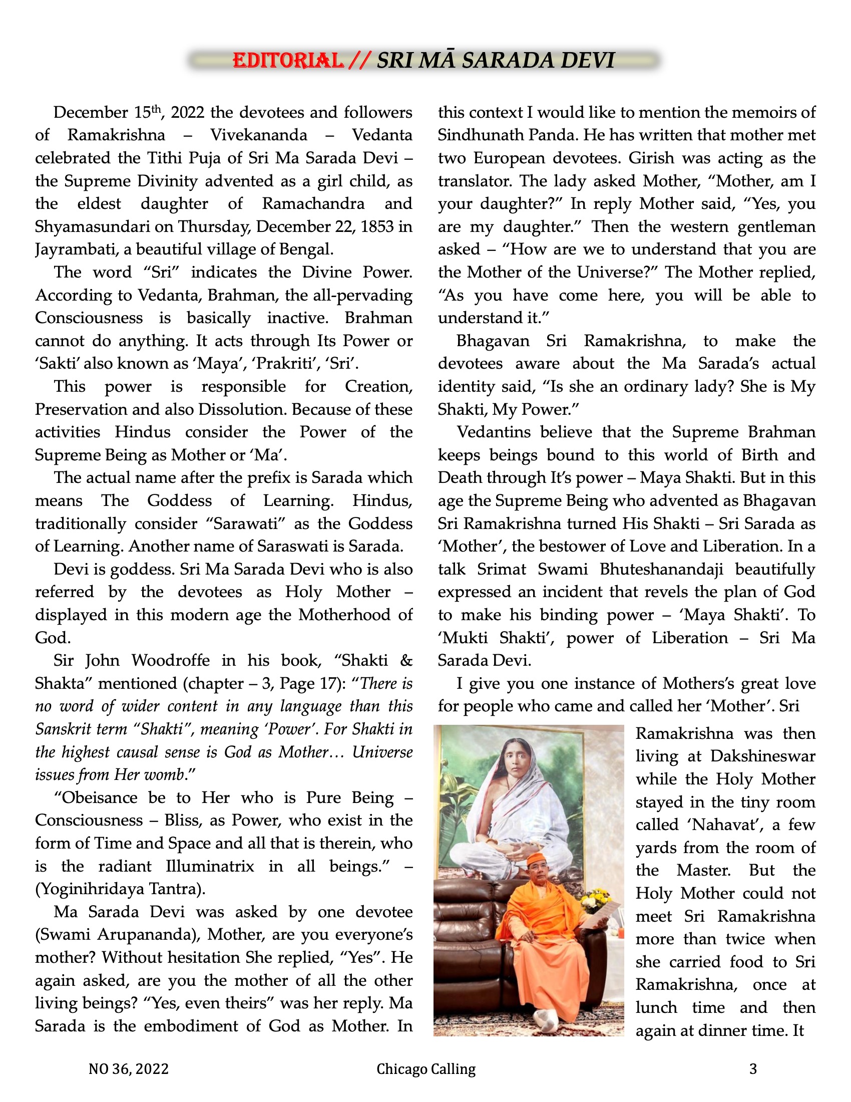 Chicago Calling ezine