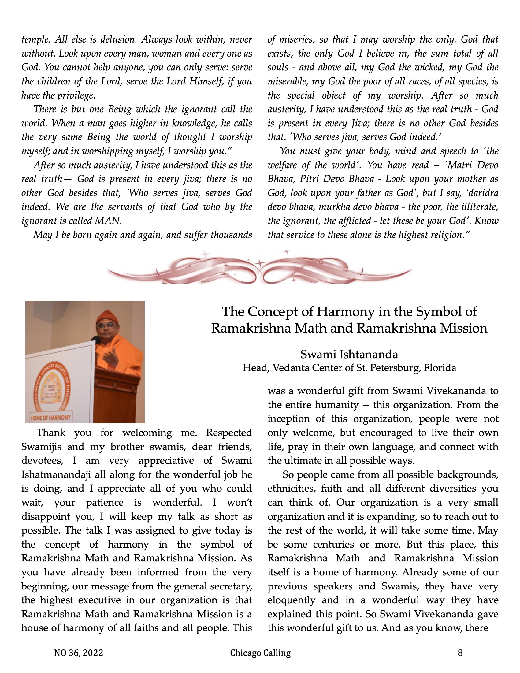 Chicago Calling ezine