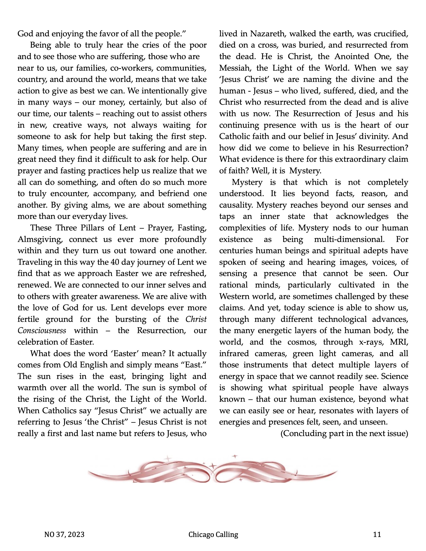 Chicago Calling ezine