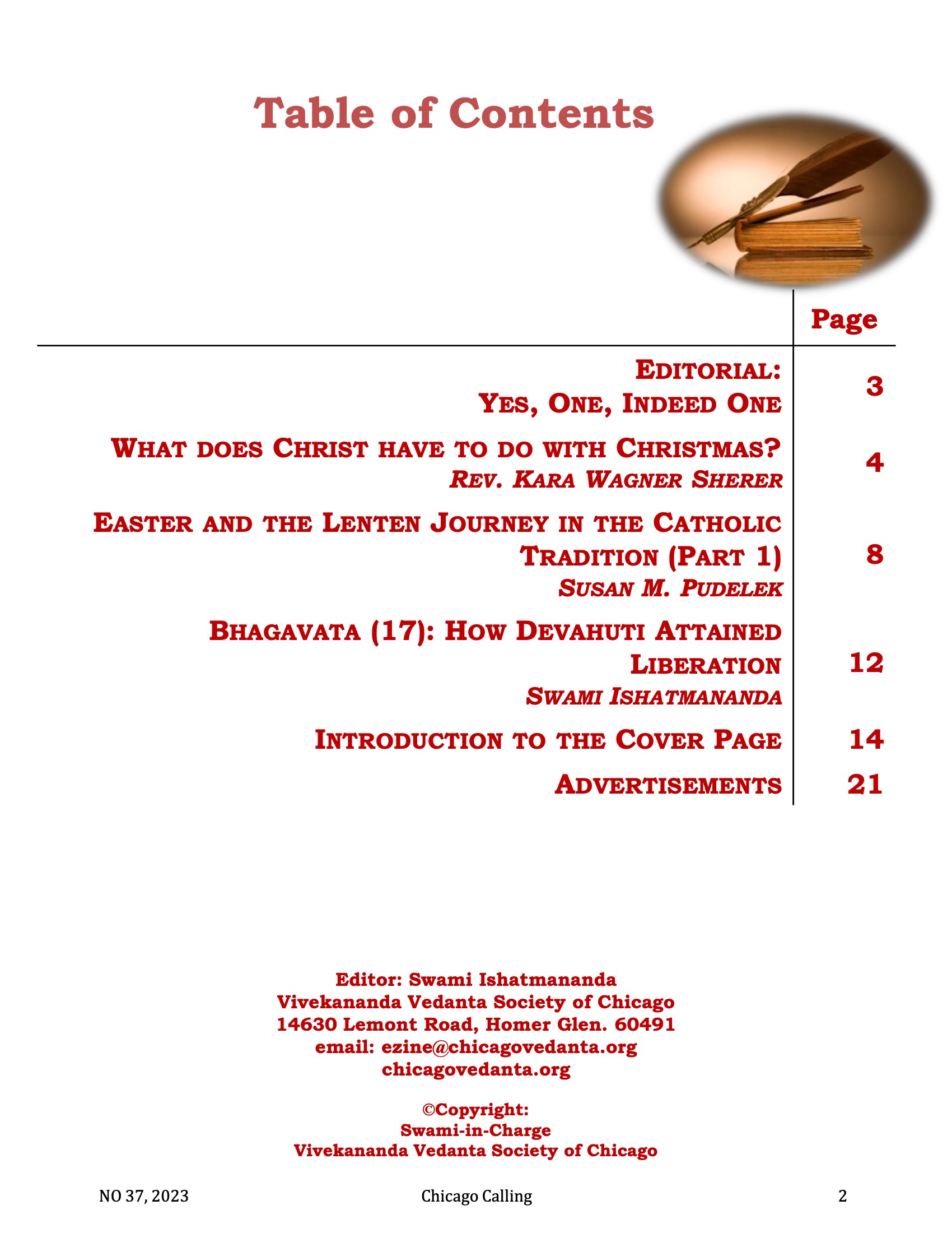 Chicago Calling ezine