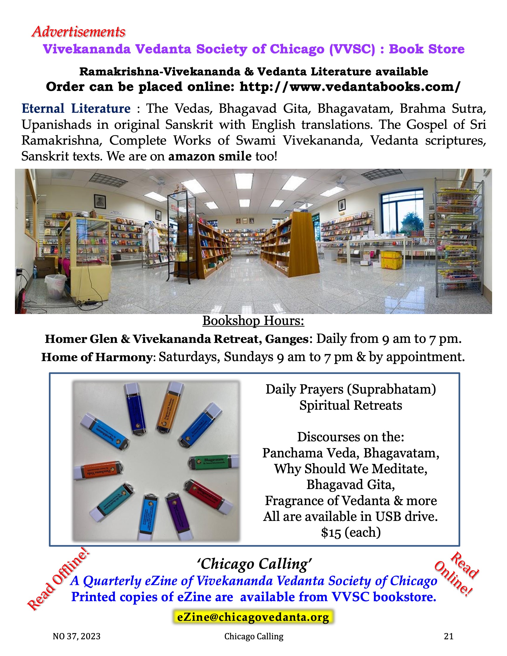 Chicago Calling ezine