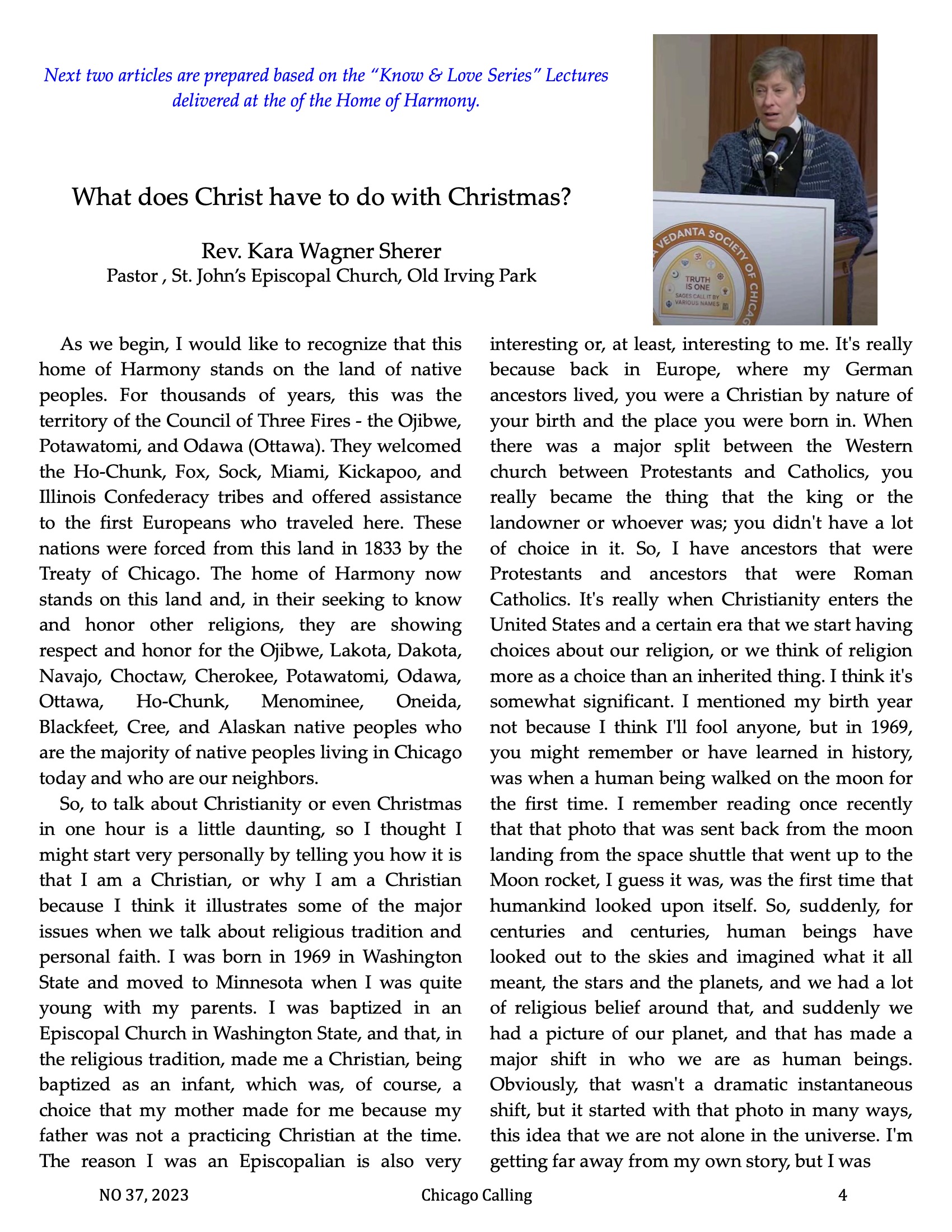 Chicago Calling ezine
