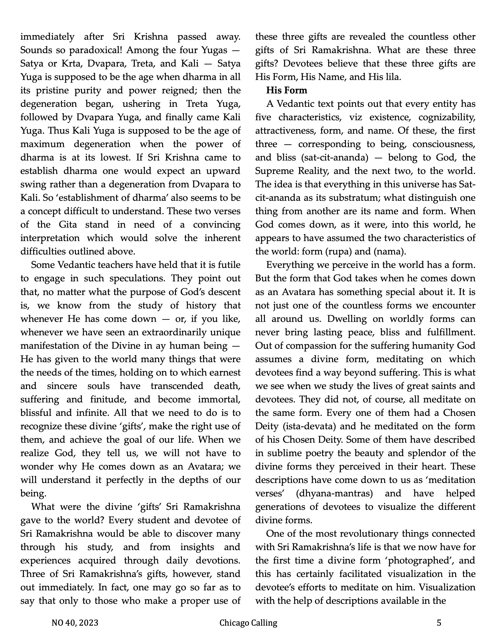 Chicago Calling ezine