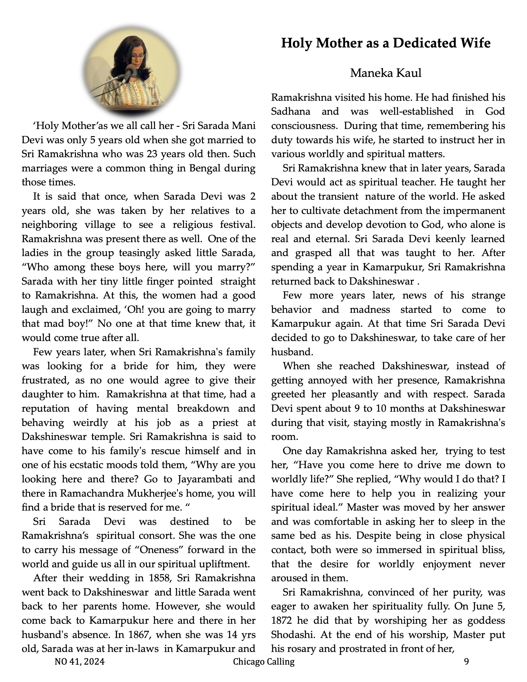 Chicago Calling ezine