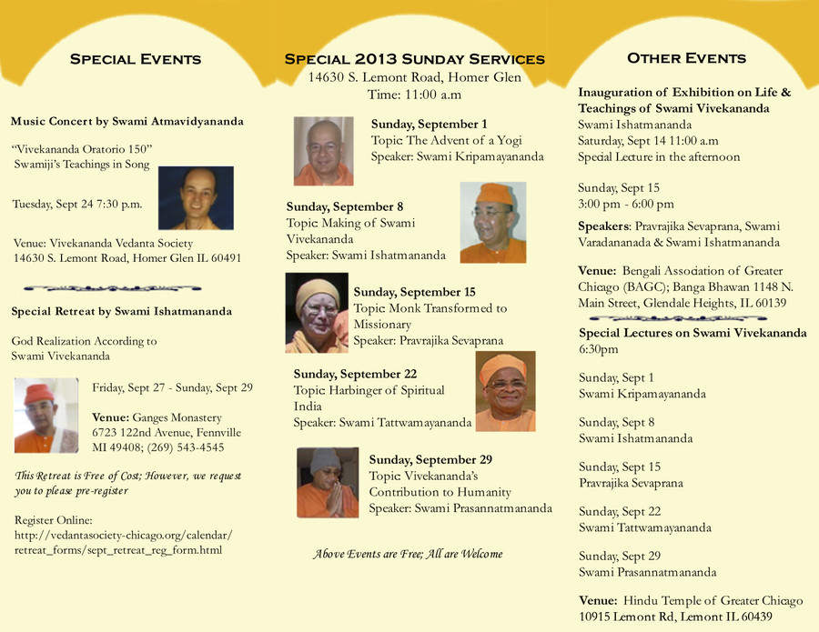 September Program Front